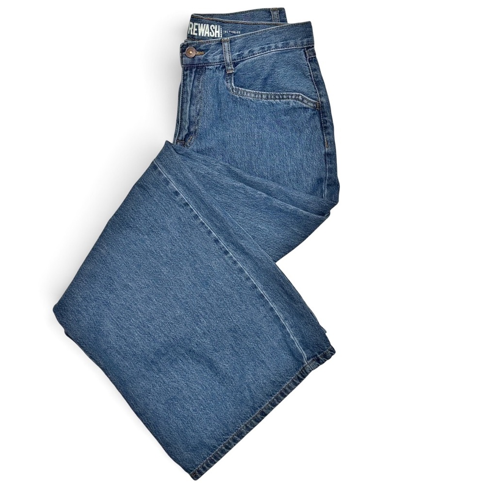 Rewash Brand Mid Rise Straight Leg Medium Wash Blue Jeans Size 7/28 Scandi Girl - Picture 7 of 10